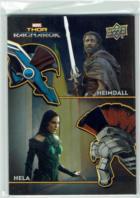 Thor Ragnarok 2017 Marvel DUAL Costume Memorabilia AD-7 Heimdall & Hela