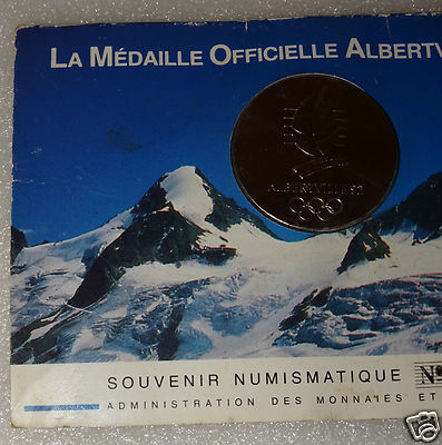 Médaille - Monnaie de Paris 1992 - La France et les Jeux
