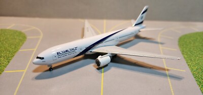 SJELY137 EL AL 777-200 (REG. 4X ECA) 1:500 SCALE DIECAST METAL MODEL