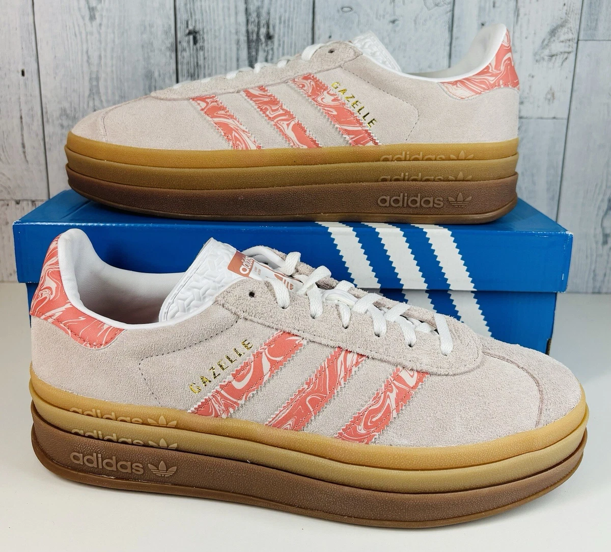 adidas gazelle silver green womens Adidas Gazelle Bold Putty Mauve  Offsneakz