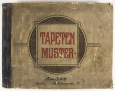 Paul Schoth / Tapetenmuster 58 WITH 406 ART NOUVEAU WALLPAPER SAMPLES 1st 1910