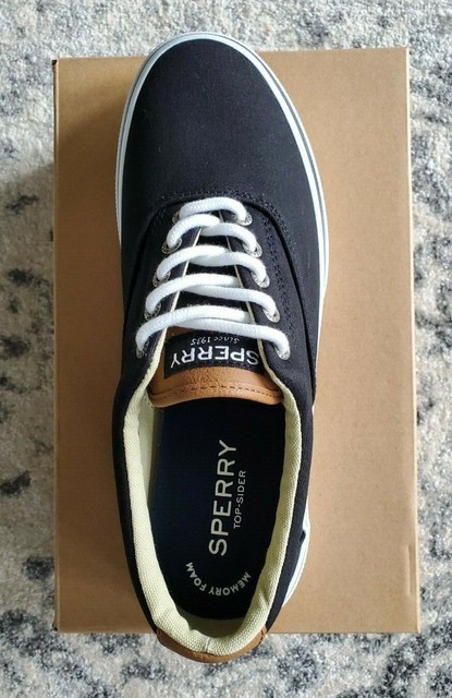 black canvas boat shoes