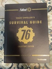 Fallout 76 Vault Dweller's Survival Guide Collector's Edition Hardcover With Map