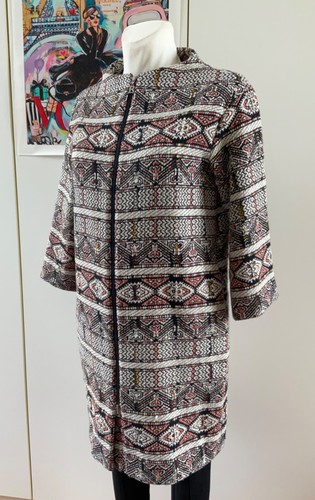 Bogner Abrigo Jacquard Estampado Étnico - Talla 36 - NP 999 € -