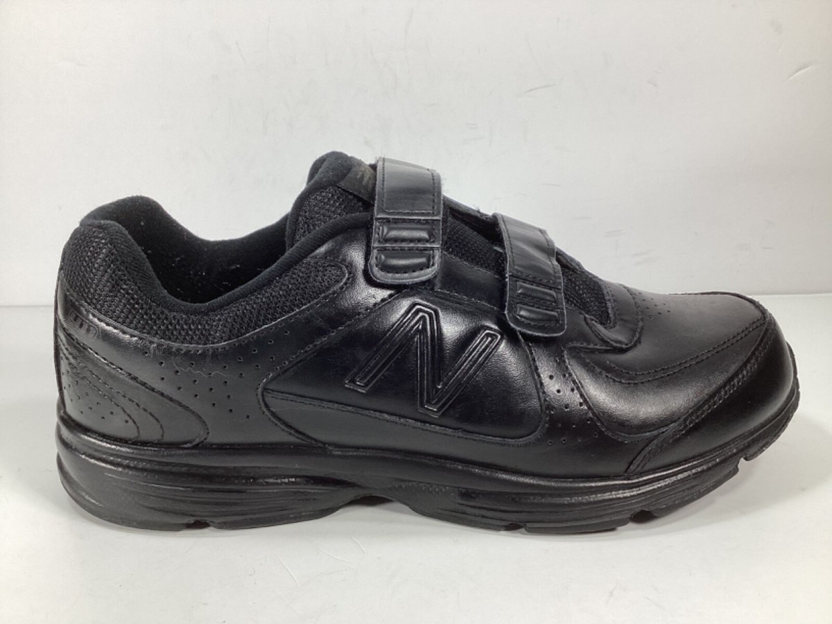 Wide Toe Box Mens 4e Walking Shoes New Balance 411 Mens Walking Shoes Size 4E  Extra Wide Hook Loop Straps Black