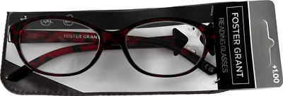 Foster Grant Paris Gläser Lesebrille +1 rot/schwarz