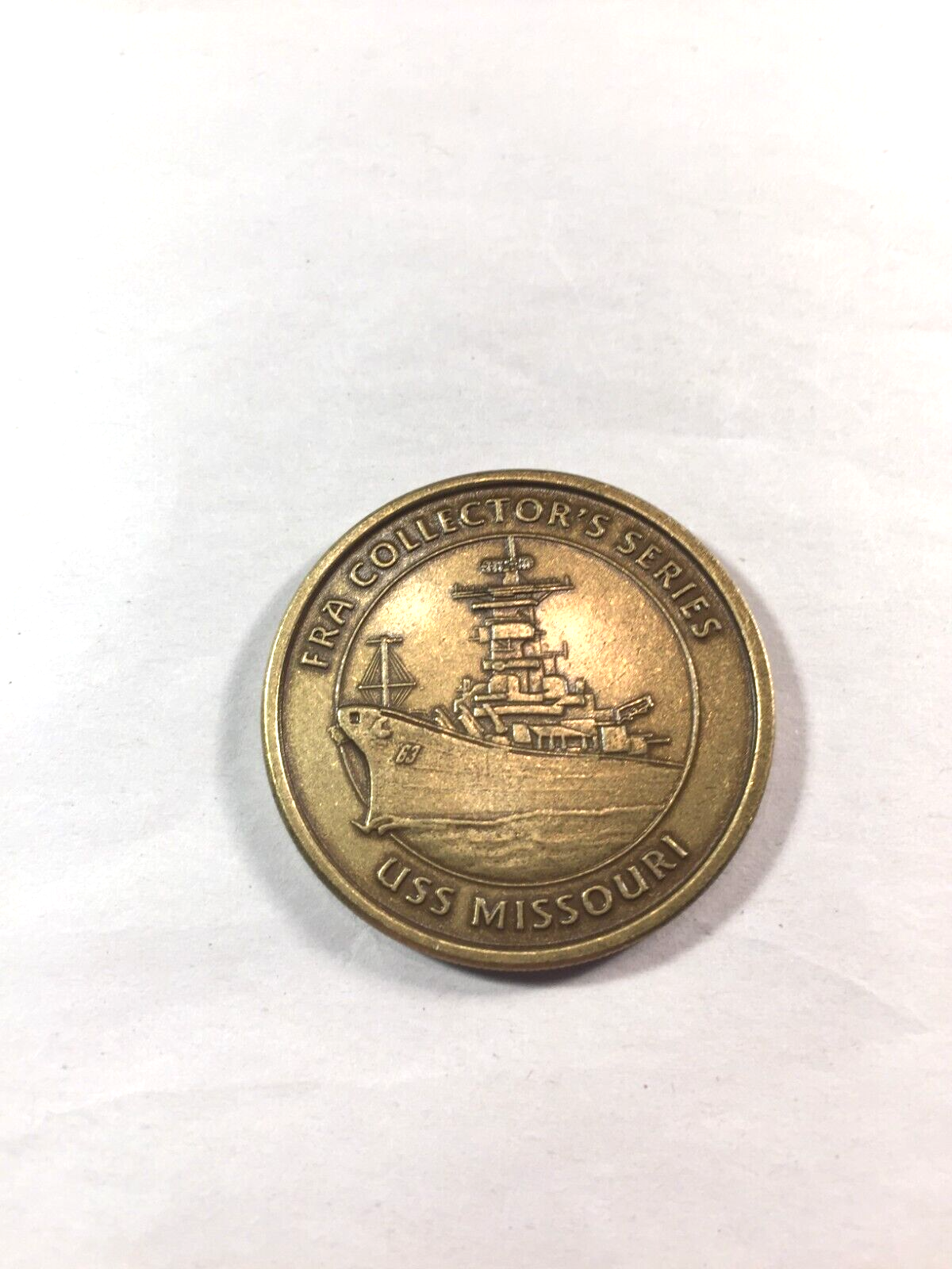 US Navy USS Missouri Challenge Coin Military Collectible-image