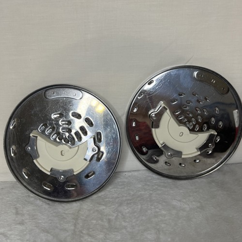 Lot 2 CUISINART DLC834 Fine & DLC837 Medium FOOD PROCESSOR GRATER DISCS - Picture 6 of 8