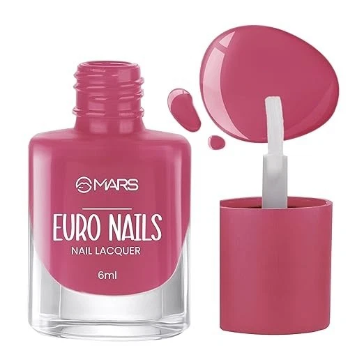 MARS EURO Nail Lacquer | Glossy Gel Finish | Rich Pigmentation | Chip Free | Qui