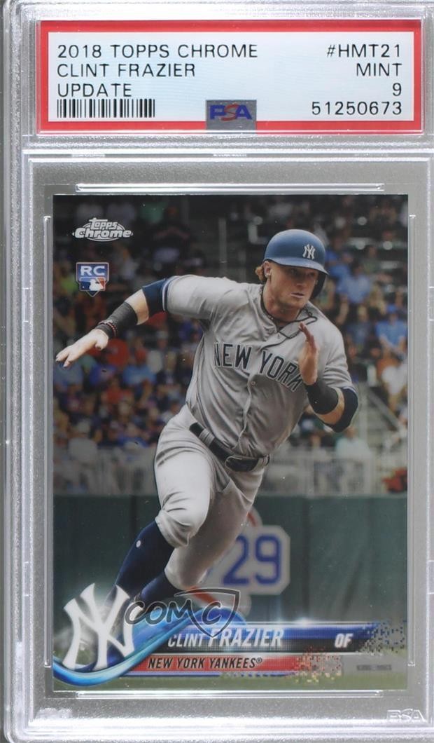 2018 Topps Chrome Update Target Exclusive Clint Frazier PSA 9 MINT Rookie RC 8d2