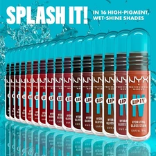 NYX PROFESSIONAL MAKEUP Lip IV Hydrating Glossy Lip Stain with 12HR Hydration