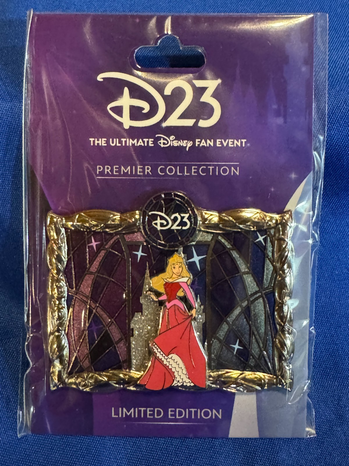 Disney D23 2026 RSP Premier Collection Aurora Sleeping Beauty Pin LE1000 In-Hand