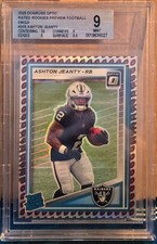 2025 Panini Donruss - Rated Rookie Ashton Jeanty #305 Optic Preview Football...