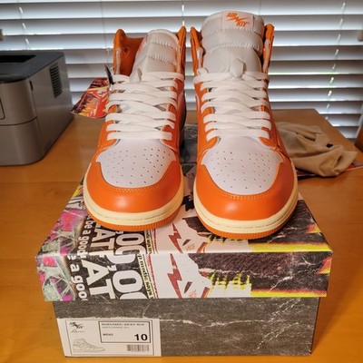 Reves Paris x AIR KIY 85 HI size Orange White SailNY New York City Kool Sz 10