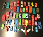 VINTAGE HUGE LOT OF 49 TOOTSIE TOY CARS TRUCKS PLANE TRACTOR TANKER ETC.!