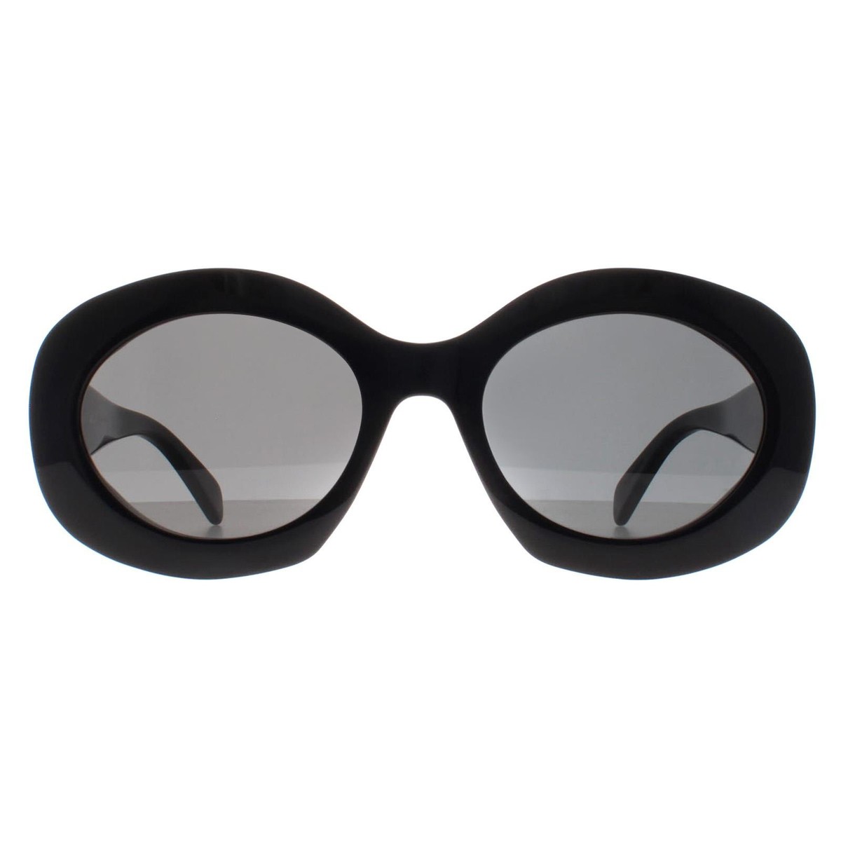 Celine Sunglasses Triomphe CL40292U 01A Shiny Black Smoke Grey