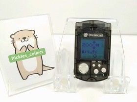 Dreamcast Visual Memory Unit HKT-7000 Smoke Black w/Case Tested Japanese 0922H