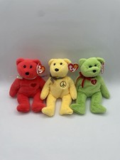 New Ty Beanie Babies Lot Valentino Peace Signature II 30th Anniversary 2023 Tags