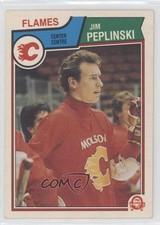 1983-84 O-Pee-Chee Jim Peplinski #90 0m8e