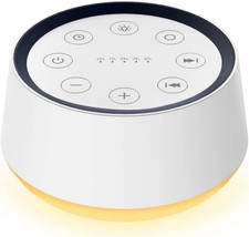 Brown Noise Sound Machine 30 Soothing Sounds 12 Colors Night Light Sleep Therapy