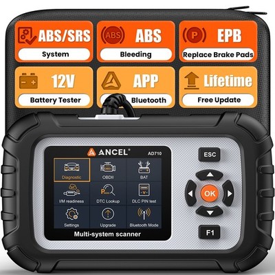 OBD2 Scan Tool ABS Bleeding SRS Engine OBD2 Code Reader Car Diagnostic Scanner