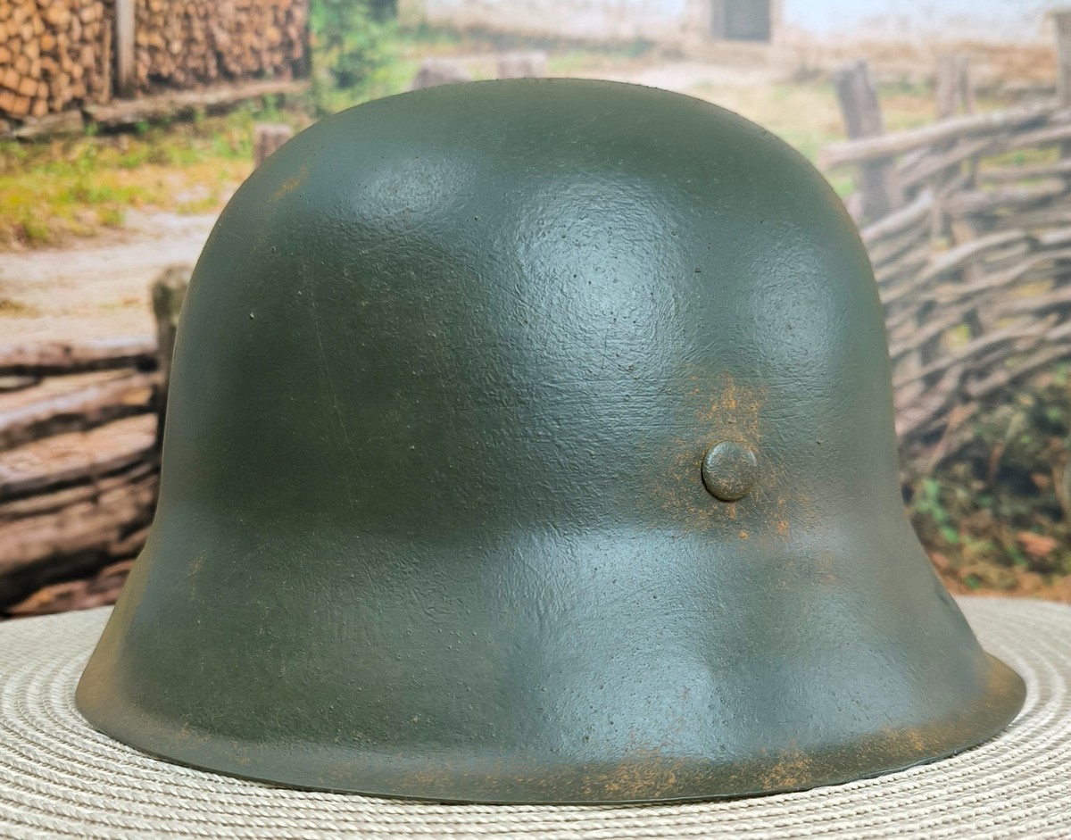 Helmet german original nice helmet M42 size 64 stamp WW2 WWII | eBay