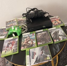 Microsoft Xbox 360 Console Bundle – Wired Controller, Cables, Power & Games