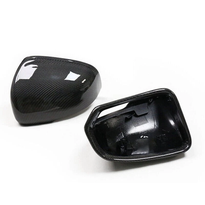 Cubierta de espejo retrovisor de coche de fibra de carbono real para Volvo XC60 XC90 V90 2017-2023 Foto 3 de 4