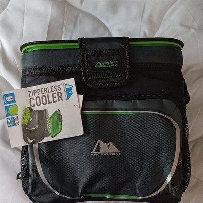 Arctic Zone Zipperless Soft-Sided Cooler 9 qt Leak Proof Removable Hard Liner