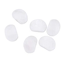 6pcs Guitar Tuning Peg Buttons, Machine Heads Music Instrument Oval white pearl