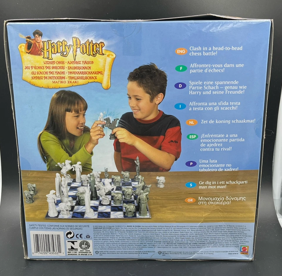 全新 哈利波特 巫师 国际象棋 游戏 开箱 所有 内袋 仍然密封 美泰 — 第 2/3 张图片