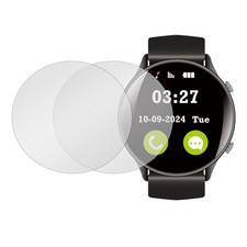 2pcs Watch Screen Protector 37.5mm Tempered Glass Anti-Spy Protection, Gray