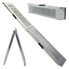 Verladerampe Auffahrrampe Motorradrampe Klappbar Stahl 200kg 180cm 1x BITUXX