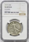 1919-S 50C NGC VF Details Cleaned Liberty Walking Half Dollar