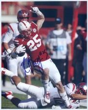 NATE GERRY Signed/Autographed Nebraska Cornhuskers 8x10 Photo w/COA d