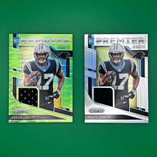 2024 Panini Prizm Premier Jerseys Xavier Legette Panthers RC 2-Card Lot PJ-XLE