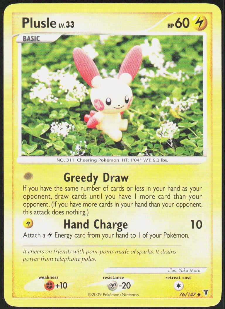 Plusle 76 Uncommon Supreme Victors NM Pokemon