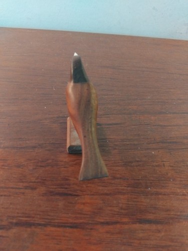 Vintage SIWOK Handcrafted Carved & Inlaid Wood Duck Salta Argentina - Picture 12 of 14