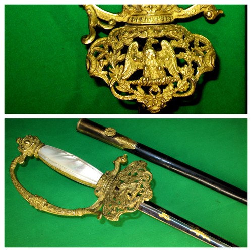 Outstanding US French Made Pre Civil War Eagle Sword