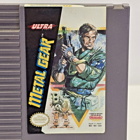 Metal Gear  (Nintendo NES, 1987) Complete Box + Manual + Sleeve (UNTESTED)
