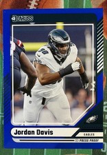2024 Panini Donruss - Jordan Davis #36 Blue Press Proof