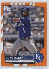 2023 Topps Big League Retail Electric Orange MJ Melendez #37 0t2