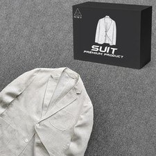 MRY Linen slim-fit men's tailored casual suit business gentleman's coat
