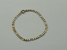 9ct Gold Dainty Bracelet Small Wrist Size-6 inches by 3mm 1.85g Full Hallmarks