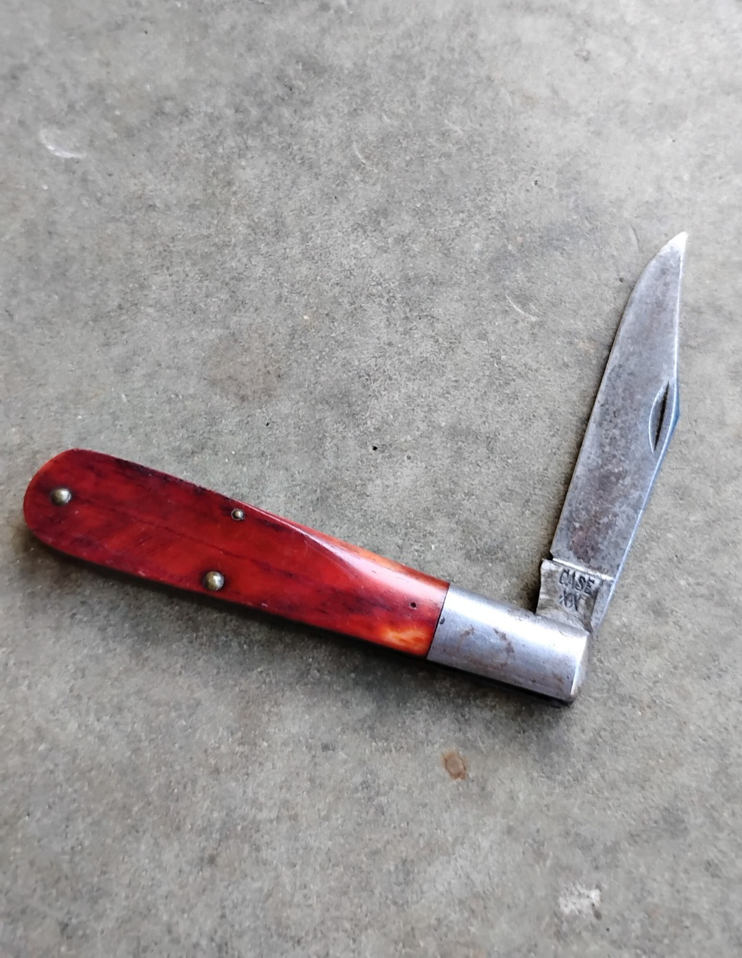 1940-64 Case XX 6143 ~ Grand Daddy Barlow ~ Sawcut Red Bone