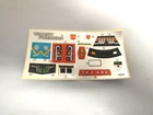 1985 Hasbro Takara Transformers G1 Smokescreen Sticker Sheet Unused 5953