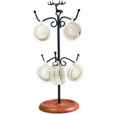 Coffee Mug Tree Holder Countertop,Christmas Elk Double Tier Metal Mug Holders...