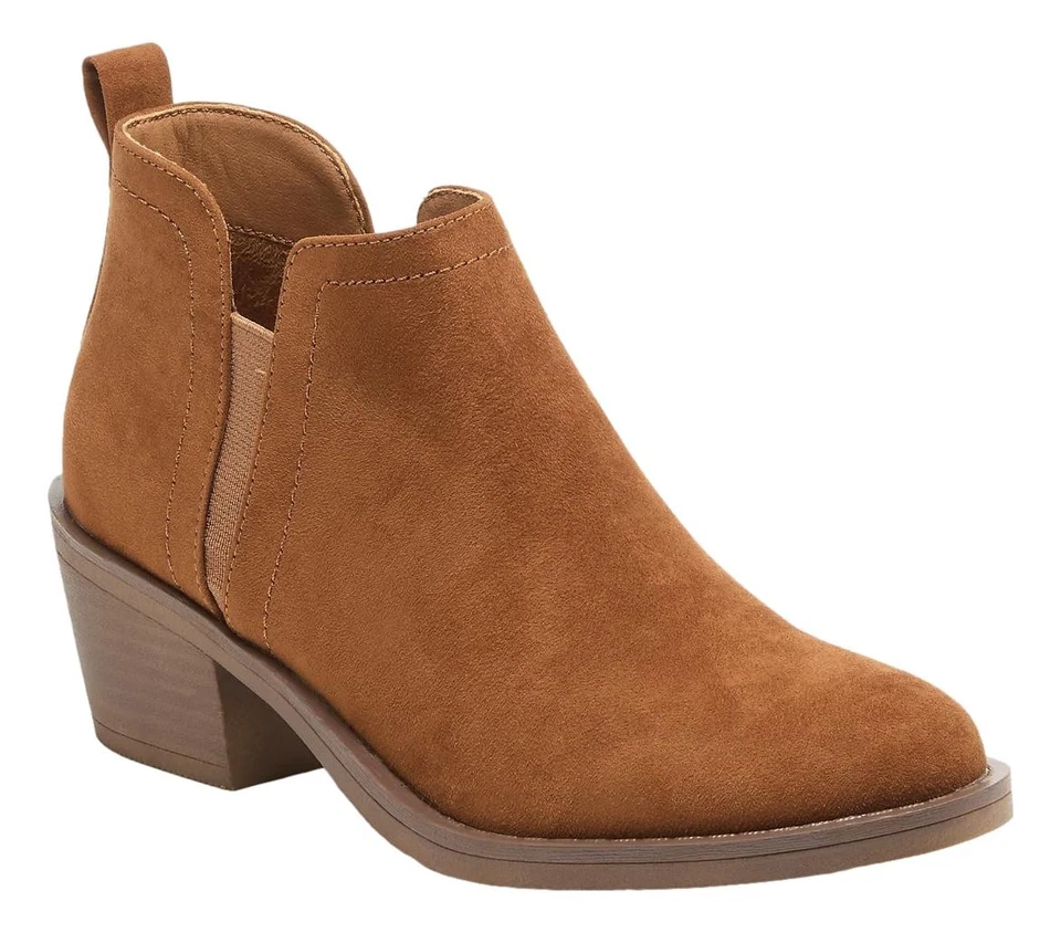 Rocket Dog York Womens Cognac Pull On Smart Dealer Chelsea Ankle Boots