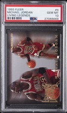 1993 FLEER LIVING LEGENDS #4 MICHAEL JORDAN PSA 10