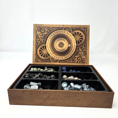 Stonemaier Games Resource Vault 168 Board Game Resource Tokens Accessory